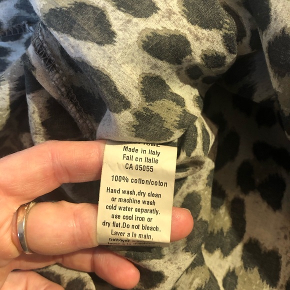 M Made in Italy 3 Piece Layered Leopard Print Top - Picture 7 of 7